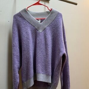 lululemon athletica Lavender V-Neck Sweater